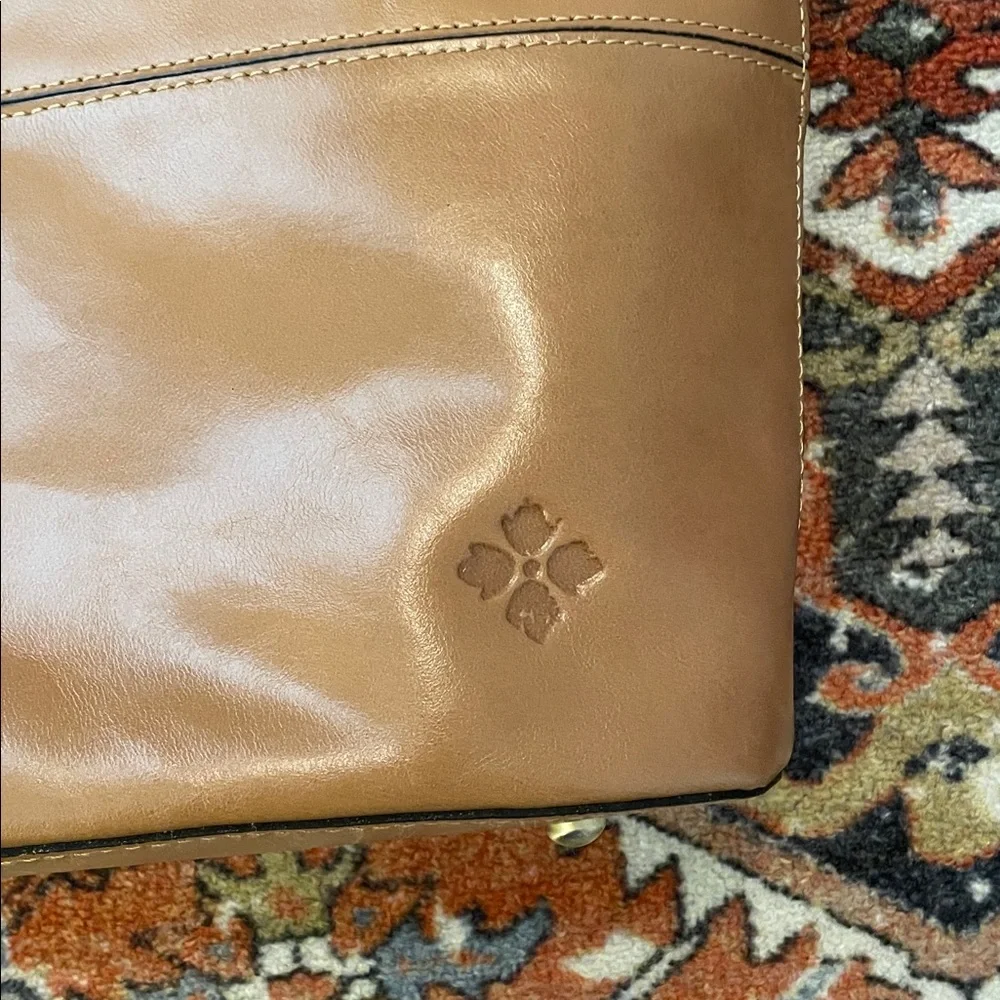 Patricia Nash Danville Leather Tote Brown